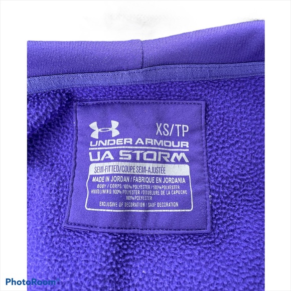 Purple under armour zip up - Picture 3 of 3
